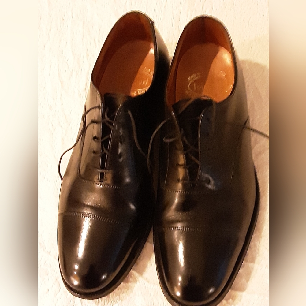 Lefcourt mens shoes black size 7 made in England